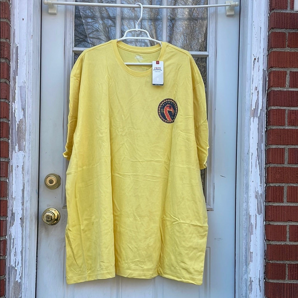 NWT Izod saltwater T-shirt ~Flamingos~ Men’s Size 4XL